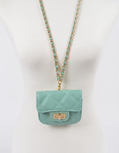 Load image into Gallery viewer, Quilted Mini Necklace Clutch