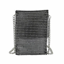 Load image into Gallery viewer, Mini Mesh Rhinestone Crossbody Bag